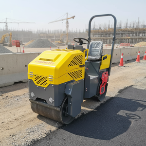 Rodillo Compactador <span class=keywords><strong>de</strong></span> Carreteras Remolcable <span class=keywords><strong>de</strong></span> 1 Tonelada, Hidráulico, <span class=keywords><strong>de</strong></span> Doble Tambor Vibratorio, Eléctrico, <span class=keywords><strong>de</strong></span> Bajo Precio, Pequeño, <span class=keywords><strong>de</strong></span> Mano, <span class=keywords><strong>de</strong></span> Doble Tambor - Product Image 1