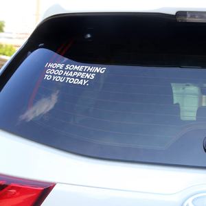 ฉันหวังว่าสิ่งที่ดีเกิดขึ้นกับคุณวันนี้ไวนิลตายตัดสติ๊กเกอร์รูปลอก - Product Image 5