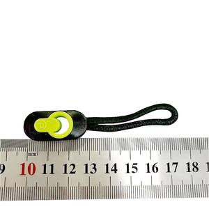 <b>Plastic</b> Zipper Pull Cord Black Green Lockless Non Lock <b>Slide</b> For Garment Bags Clothing Home Textiles Footwear - Product Image 3