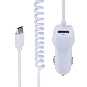 <span class=keywords><strong>Chargeur</strong></span> de voiture rapide avec câble <span class=keywords><strong>fixe</strong></span> <span class=keywords><strong>Chargeur</strong></span> de voiture d'origine Charge rapide Type-c Micro USB Port 3.1A 2.4A <span class=keywords><strong>Chargeur</strong></span> USB pour <span class=keywords><strong>IPhone</strong></span> - Product Image 4