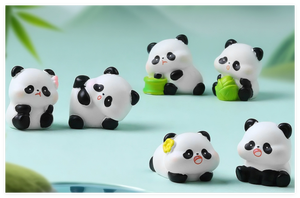 Bán buôn số lượng lớn tự làm các loại thu nhỏ vẻ đẹp thời trang Đồ chơi nhựa 3D <span class=keywords><strong>panda</strong></span> động vật hoang dã figurine Zoo Bộ sưu tập mô hình cho Keychain - Product Image 6