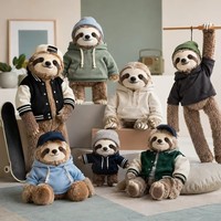 Peluche personnalisée Chat Chef, Simulation Pain, Bretzel, Muffin, Biscuit