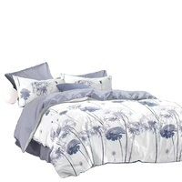 Fournisseur direct d'usine, ensembles de housses de couette modernes et luxueuses à motifs végétaux imprimés, style chinois, 4 pièces, 100% polyester, toutes saisons