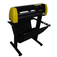 Plotter de Corte de Vinilo Digital AIBA KI720AB de 720 mm con Control por Aplicación, Pantalla LED y Contorno Automático para Creación de Pegatinas y Transferencia por Sublimación