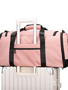 Hot <strong>Trendy</strong> Dual-Use <strong>Duffel</strong> <strong>Bag</strong> with Large Capacity Portable Organizer for Gym Casual Short-Distance Business Travel Storage - Product Image 6
