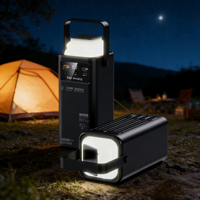 Stasiun Daya Portabel 200000mAh 120W Pengisian Super Cepat USB Ganda Tipe-C Lampu LED Desain Pegangan untuk Berkemah Darurat Luar Ruangan