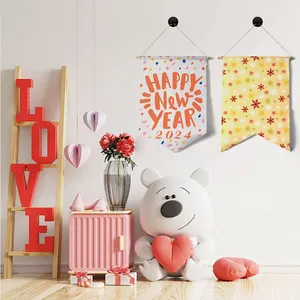 Aangepaste Muur Display Wimpel Banner Kinder Kamer Canvas Muur Sublimatie Canvas Muur Banner Vlag