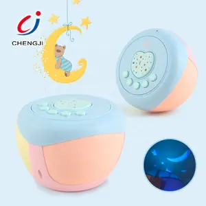 Novelty soothing music baby light projector noise sound machine sleep aid toy