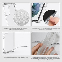Housse antichoc en TPU pour Samsung Galaxy S23 S22 S21 S20 S10 lite S10e S8 S9 plus étui rigide pour iPhone 14 15 Pro Max