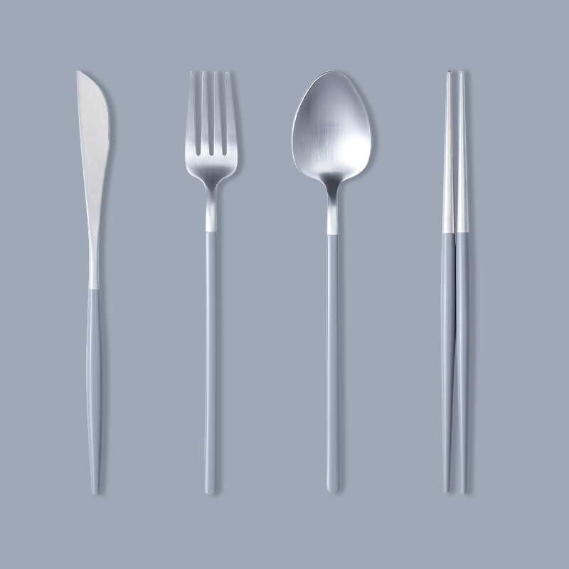 Silver Light Grey 4pcs set