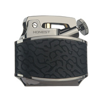 Briquet à kérosène camouflage rétro - Allumage compact à bras oscillant, rechargeable pour homme