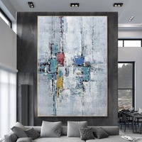 Peinture à l'huile sur toile de paysage moderne JZ Arts, 100% peinte à la main, taille personnalisée, art en provenance de Chine