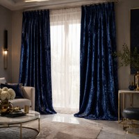 Tissu en velours écrasé tricoté en trame, velours brûlé, élasthanne, polyester, tissu de draperie en velours extensible luxueux et doux pour la décoration intérieure