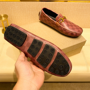 Zapatos de Conducir de Cuero Vacuno con Suela Plana, Zapatos Casuales de Estilo Walking, Mocasines Suaves para Hombre - Product Image 4