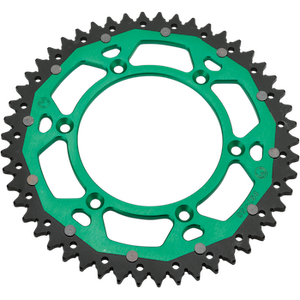 Système de carrosserie vert Corona ZF Dual 49 dents pour Kawasaki KXF 250 04-25 pour motos - Product Image 1