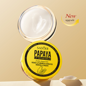 <span class=keywords><strong>BIOAQUA</strong></span> SADOER hidratante nutritivo cuidado de los <span class=keywords><strong>labios</strong></span> orgánico Papaya bálsamo labial reparación antigrietas crema Natural conjunto de lápiz labial femenino - Product Image 6