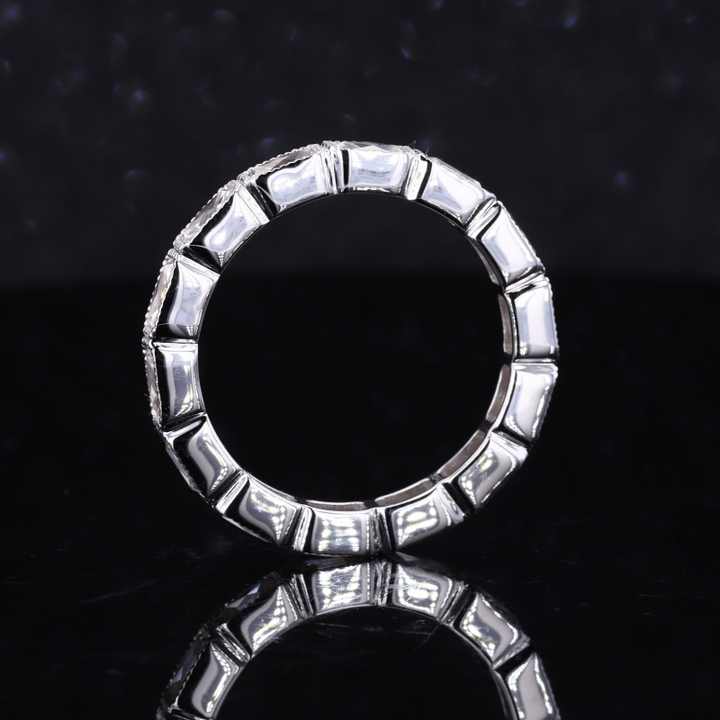 Bracciale Regolabile StarGems In Argento 925 Con Moissanite 0.5ct – Cervo – Placcato Platino