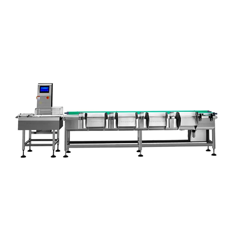 Kích Thước Tùy Chỉnh Tự Động Trực Tuyến Checkweigher Trọng Lượng Phân Loại Máy Cho Cá