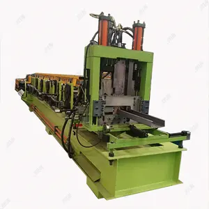 Automatic 80 to 350mm C Panel Making Machine With Punching ,Galvanized Steel Structure Zinc C Z Purlin Roll Forming Machine