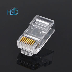 100 шт. в упаковке, высококачественный разъем Cat6 RJ45, проходной Незащищенный проходной разъем UTP, модульные разъемы RJ45 - Product Image 6