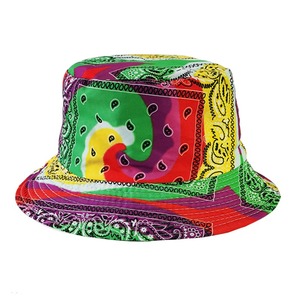 Nouveau femmes cajou fleur Double face pêcheur <span class=keywords><strong>chapeau</strong></span> hommes extérieur parasol toit plat <span class=keywords><strong>chapeau</strong></span> - Product Image 4