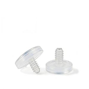 The Acrylic Transparent Round Cake Is Suitable for Students to Wear Lip <b>Studs</b>, Ear <b>Studs</b>, Ear Bone <b>Studs</b> and 0.9 Teeth - Product Image 2