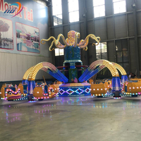 Manèges pour enfants sur le thème des parcs d'attractions, fabricant de manèges rotatifs Big Octopus à vendre