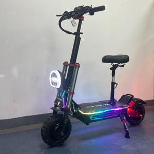 สกู๊ตเตอร์มอเตอร์คู่ อลูมิเนียม พับได้ กันน้ำ แบตเตอรี่ 60V38AH ระยะทาง 120 กม. เชื่อมต่อ NFC APP - Product Image 1