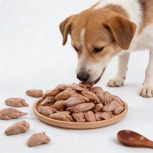 Snacks <span class=keywords><strong>de</strong></span> Corazón <span class=keywords><strong>de</strong></span> Pollo Liofilizado para Perros y Gatos, Alto en Proteína Animal, Sin Aditivos, Favorece la Salud del Corazón y los Ojos, Cuidado Dental, Crujiente - Product Image 2