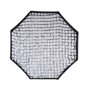 Grille octogonale 55/60/65/80/90/95/120/140cm pour éclairage photo et vidéo, type nid d'abeille - Product Image 1