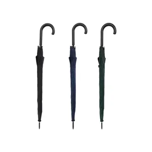 Unisex Fabric Rain <b>Umbrella</b> Classic Black Navy Green <b>Foldable</b> Compact Outdoor Use Italy - Product Image 1