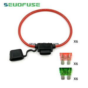 10 AWG scatola impermeabile di medie dimensioni e set di sedili impermeabili per fusibili lama per automobili e componenti elettronici per automobili - Product Image 5