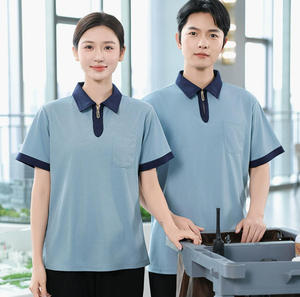 Uniformes de Trabajo Ligeros de Manga Corta para Personal de Limpieza de Hotel, Unisex, Personalizables - Product Image 1