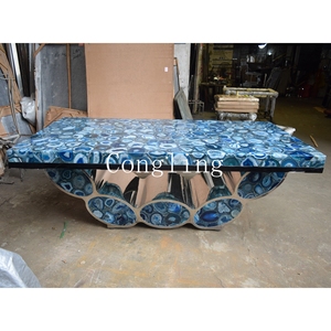 Bàn Ăn Đá Cẩm Thạch AG01 Đá Mã Não Xanh Tự Nhiên Hàng Đầu - Product Image 3