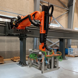 <span class=keywords><strong>Robot</strong></span> industriel à charge lourde <span class=keywords><strong>KUKA</strong></span> KR600 R2830 avec préhenseur personnalisé pour la manutention dans l'industrie automobile - Product Image 4