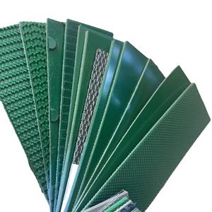 Endüstriyel fabrika atölye taşıma aksesuarları yeşil PVC konveyör bant örnekleri - Product Image 1