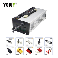 Chargeur de batterie LCD 84v 72v 20a, chargeur réglable, Liion 20s 72v 20a, chargeur de batterie Lipo