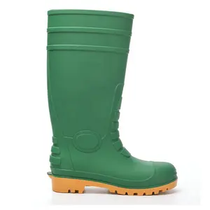 Botas DE TRABAJO reutilizables para hombre, botas de goma de lluvia recicladas para agricultura, seguras para trabajadores