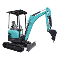 Excavatrice de forage de roche maison mini pelle 2.5t mini excavation