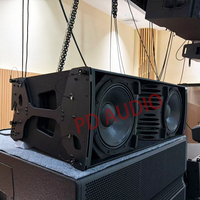 Speaker Line Array Pasif Dual 12" 3-Way Neodymium PD312-P dengan Kayu Birch Plywood 1000W Pro Audio untuk Panggung Konser dan Acara Live