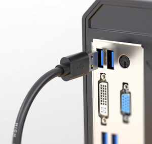 สายเคเบิล USB3.0 แบบ A-Male to A-Male ความเร็วสูง สีดำ รองรับการถ่ายโอนข้อมูล SuperSpeed 5Gbps พร้อมหัวต่อชุบทอง - Product Image 4