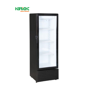 Congelador Comercial Vertical de Una Sola Temperatura, Multi-Nivel, con Puerta de Vidrio, para Supermercados, Enchufable, de Alto Brillo - Product Image 1