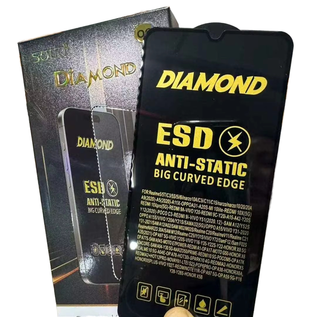 Mobile Phone Diamond Cut Film Tempered Glass Screen Protector for Tecno Spark 50 40 Spark 40C 30C Camon 50 40 4G Protective Film