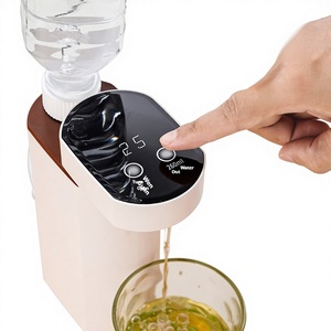 Dispensador de Agua Eléctrico Portátil de Plástico para Escritorio, Bomba Automática Independiente de Agua Fría y Caliente para Uso Doméstico y Hotelero - Product Image 1