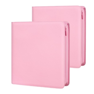 Porte-cartes personnalisé en gros Alibaba Chine, 9 pochettes, pour cartes à collectionner, photocartes et cartes d'identité, mignon, rose et bleu, classeur de cartes - Product Image 5