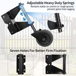 Roues résistantes de <span class=keywords><strong>roulette</strong></span> de porte pour la porte de barrière - Product Image 2