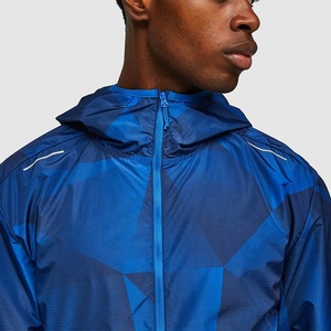 Veste coupe-vent personnalisable légère à imprimé intégral, dernier design, pour homme - Product Image 5