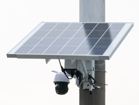 Caméra dôme solaire extérieure 5W 5V haute efficacité modèle SR5-36 avec prise USB-C, projecteur Cam Pro étanche IP65 360°