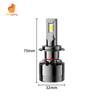 Ampoule de phare LED 9005 9006 Super Lumineuse, Feu de Brouillard, Feu de Route H4 H7 H11, Feu de Position 6500K T45, Système d'éclairage automobile