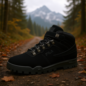 Botas de Senderismo para Hombre Fila, Impermeables, Transpirables, con Punta Redonda, Suela de Goma, Parte Superior de PU, Color Negro, para Otoño, Invierno y Verano - Product Image 2